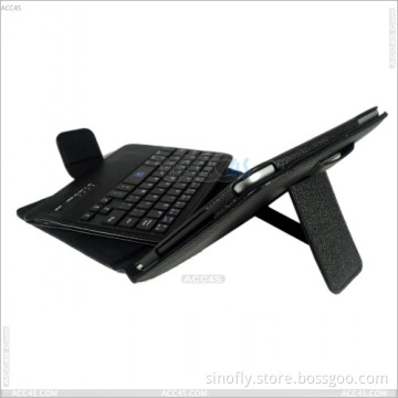 Detachable Wireless Bluetooth Keyboard Leather Case for iPad Mini P-Ipdminicase077